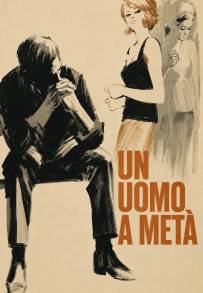 Un uomo a metà B/N